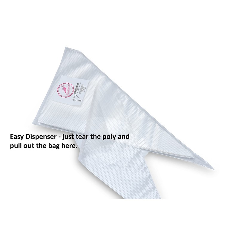 Keenpioneer Disposable Decorating & Pastry Bags 14" Pack of 100