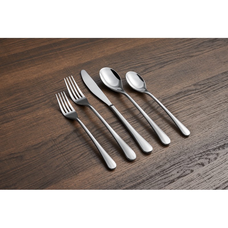 Cambridge Silversmiths Xyla Satin 20-Piece Flatware Set, Service for 4