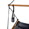 Hammaka Hanging Hammock Air Chair, Wooden Dowels, Black
