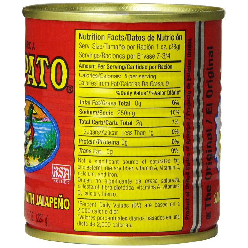 El Pato Tomato Sauce with Jalapeno, 7.75 Ounce (Pack of