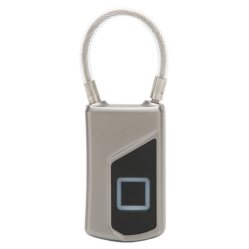 Fingerprint Padlock IP65 Waterproof 0.5S Fast 10 Sets Fingerprints Automatic
