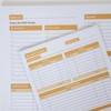 Desk Weekly Planner + Budget Planner Set,15 x 10.52 Tear
