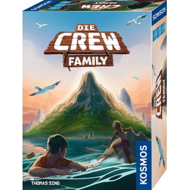 KOSMOS 684495 The Crew Family, Cooperative Card Game with Simple Mechanism, Master Missions Together, Board Game from 8 Years for 3-5 People