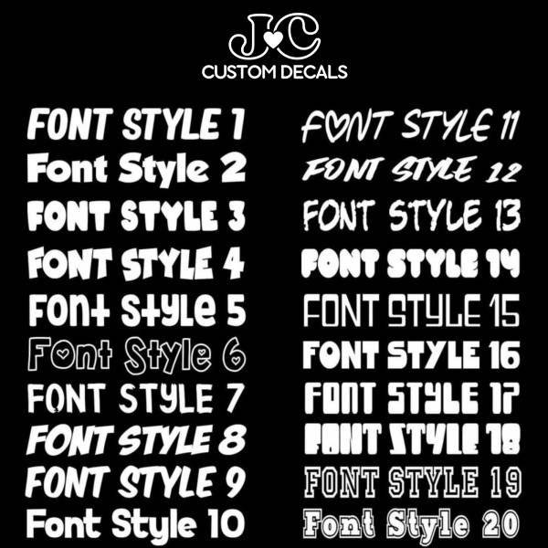 Unbranded 1 Custom Jeep Name Decal for Vehicle Hood -