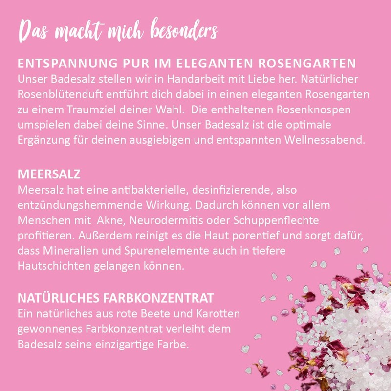 puremetics Bath Salt 'Various Aromen' | Dead Sea Salt |