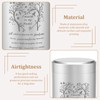 4Pcs Small Urns for Human Ashes Aluminium Alloy Mini Cremation