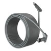 Rectangular Satellite Replacement Cable Waterproof Satellite Extension Cable Grey with