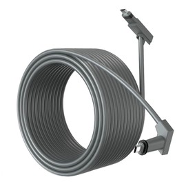 Rectangular Satellite Replacement Cable Waterproof Satellite Extension Cable Grey with Protective Covers 32.8ft 10m