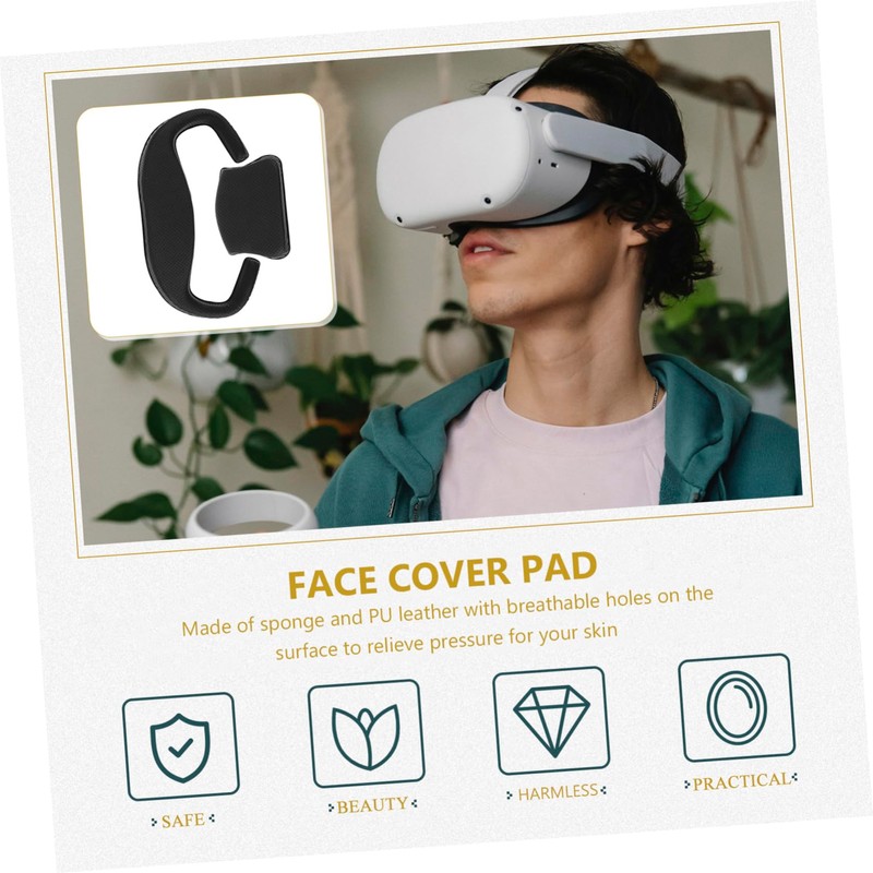 CHILDWEET Vr Comfort Accessory Soft Padded Eye Mask Light Blocking