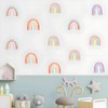 12 Pegatinas de Arcoíris Acuarela para Pared - Decoración Bohemia