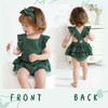 Happy Town Baby Girl Clothes Toddler Summer Linen Romper Sleeveless