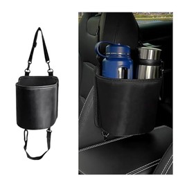 Portavasos grande lateral para asiento de automóvil, bolsa adaptadora de expansor impermeable, organizador de almacenamiento colgante multifuncional para botella de agua de bebida, accesorios