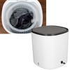 Portable Mini Turbine Laundry Washer with Spin Drain Basket for