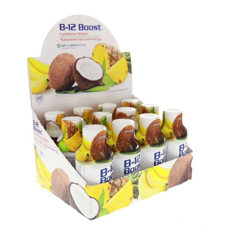 1st Step High Performance Fitness B-12 Boost, 12-2oz Bottles