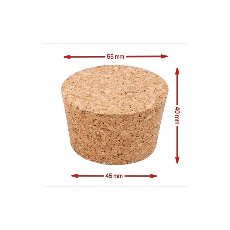 lilawelt24 Barrel Cork, 16 Sizes to Choose From, Natural Cork,