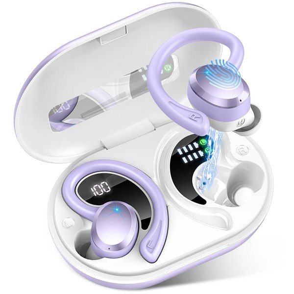 Wireless Earbuds Bluetooth 5.4 Headphones Sport, 2025 Bluetooth Earbuds with