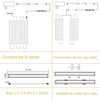 AIBOO Under-Unit Light Kitchen LED Dimmable with Cable 6 Pieces