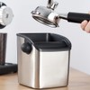 Coffee Grounds Knock Box Small - CAFEMASY Durable Stainless Steel