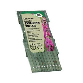 Smart Garden Heavy Duty Expanding Trellis - Green - 1.8m x 0.3m