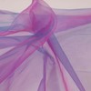 Lightweight 2 Tone Voile Fabric Sheer Organza Iridescent Fuchsia with