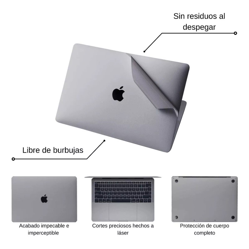 Estuchelandia Skin Funda Case Kit 5 En 1 Para Macbook