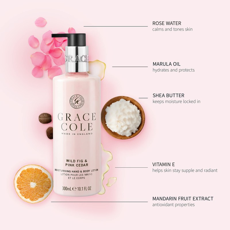 Grace Cole Wild Fig & Pink Cedar Body Care Duo