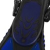 1 Pair Adjustable Swimming Fins TPR Open Heel Long Diving