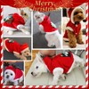 Pet Dog Christmas Costumes Dog Santa Claus Clothes Cute Apparel