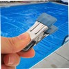 IWOWHERO 50pcs Stainless Steel Pool Cover Clamps Non- Clips for