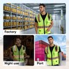 SRsafety High Visibility Vest, Security Vest with 9 Pockets,Mesh Safety