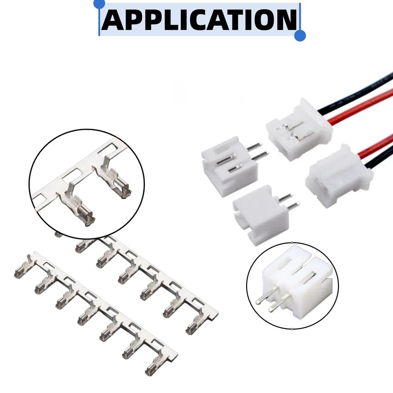 EGSCST 630PCS JST PH Connector Kit PH2.0mm Adapter Cable Terminal