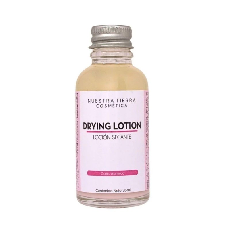 Nuestra Tierra Cosmética Loción Secante para Cutis Acnéico, Tratamiento con