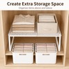 Adjustable Wardrobe Shelf for Clothes & Shoes – Expandable Metal