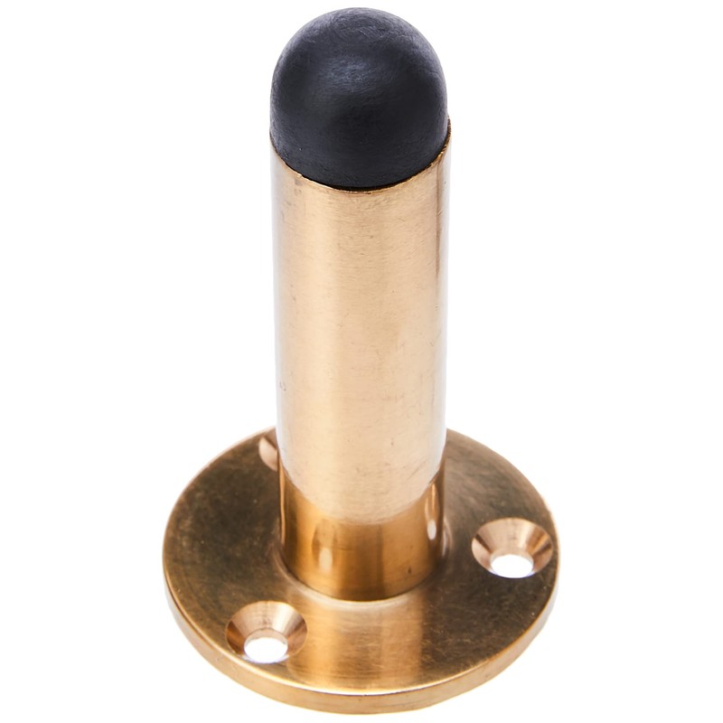Merriway® BH01611 63mm (2.1/2 inch) Wall Mounted Pillar Door Stop