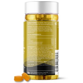 Feel Amazing High Strength Omega 3 Fish Oil Gummies - 120mg, Refreshing Citrus Flavoured, 60 Count, One-Month Supply, EPA and DHA Infused Omega 3 Gummies (1)