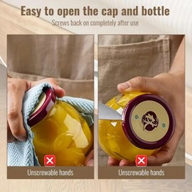 Effortless Arth/ritis Ja/r Opener,3 in 1 Effortless Arth/ritis Can Opener,Ja/r Opener Bottle Opener and Ring Pull Can Opener,3 in 1 Multifunctional Senior Bottle Opener,Ja/r Opener Manual Lid Opener