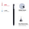 Volcanics Erasable-Gel-Pens Black, 30PCS Fine Point 0.7 mm, Mistakes Dispear