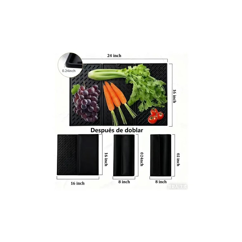Tapete Plegable Para Secar Platos Para Mostrador De Cocina