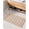 COLOR&GEOMETRY Bath Mat Non Slip Washable, 44 x 76 cm