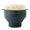 The Silicone Kitchen Silicone Microwave Popcorn Maker Collapsible Bowl, Non-Toxic,