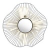 Zuo Modern Comet Round Mirror Black & Gold