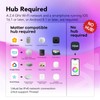 OREiN Matter Smart RGBTW Bulb, Smart Light bulbs with Remote