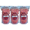 Signature Popcorn, 3-Pack Large Resealable Bags, Strawberry, Gourmet Popcorn Snack,