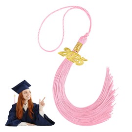 graduation cap tassels,Graduation Cap Decorations,1pcs pink Graduation Tassel,2025 tassel graduation,tassel charm,graduation hanging decorations,2025 cap tassel charm,graduation decorations ornament