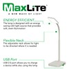 MaxLite Desk LAMP LED 4W Slim 3000K, USB Port, White