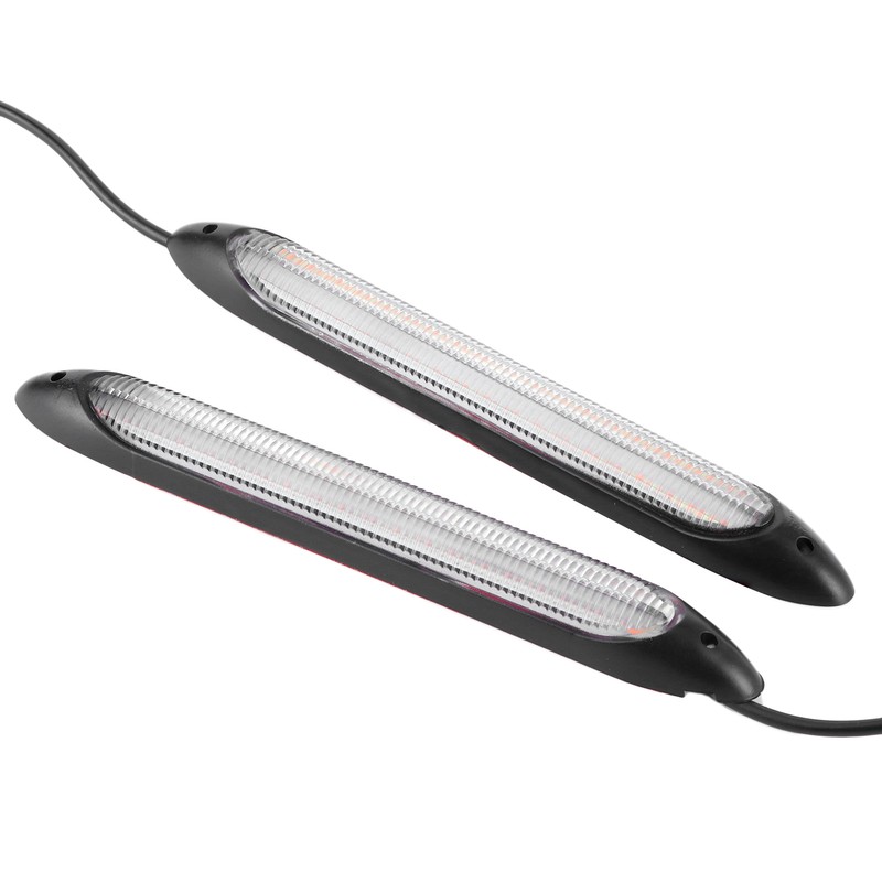 Pair of LED Daytime Running Lamp Strip Turn Signal White