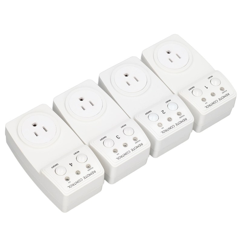 Smart Switch Socket with Remote Control Wireless Power Outlet Set