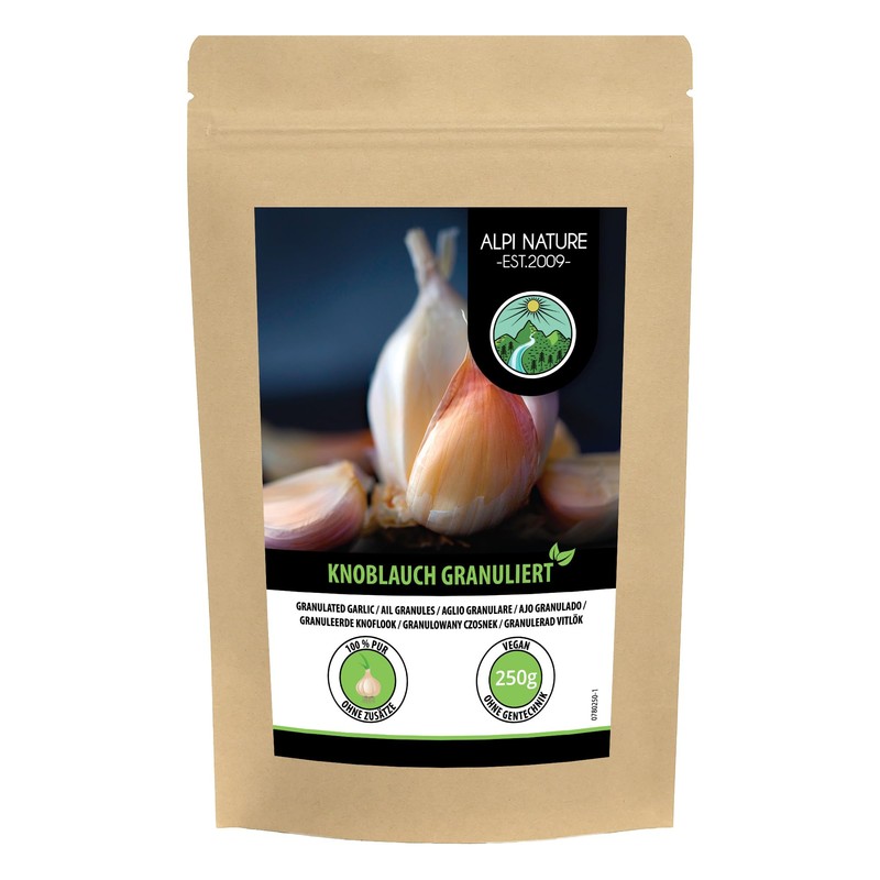 Garlic granules (250g, 8.8oz), Granulated Garlic, 100% Natural from Gently