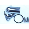 espeedpro21 SBC BBC CHEVY 90° SWIVEL POLISHED WATER NECK THERMOSTAT