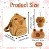 Capybara Backpack,Cute Capybara School Bag with Pencil Case and Capybara